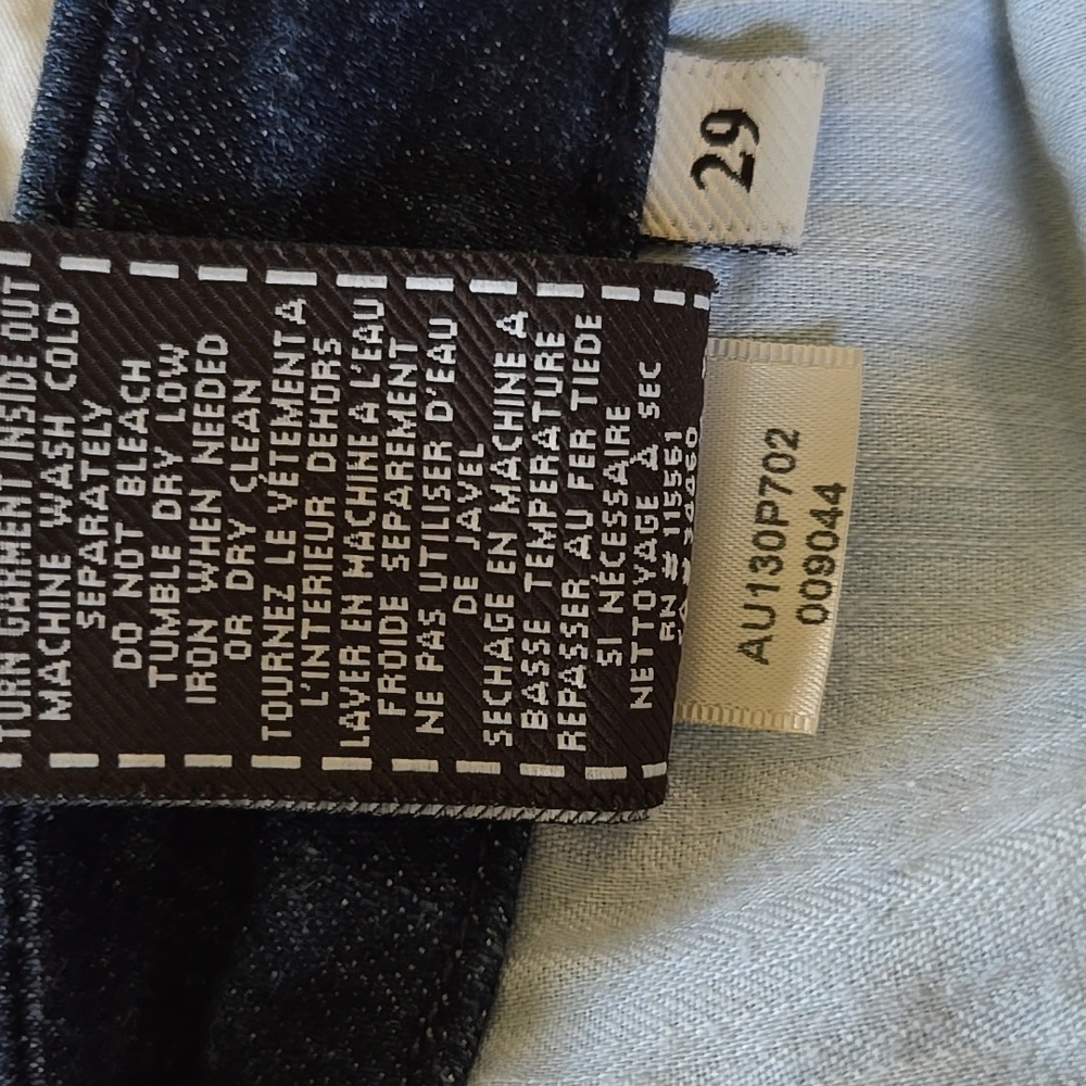 7 for All Mankind The Lexie Petite 'A' Pocket Bootcut Jeans Dark Wash EUC - 29 - Picture 11 of 12
